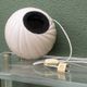 Twisted ball lamp in cracked ceramic, 1980s