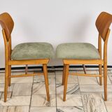 Set of four chairs ton vintage czechoslovakia 1960s
