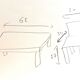 Blue chair and bench child kartell 70s