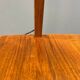 Art Deco floor lamp with milky glass and side table, Thonet, 1950s – Czechoslovakia
