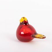 Sculptures d'oiseaux en verre artistique suédois de Bergdala, années 1970.