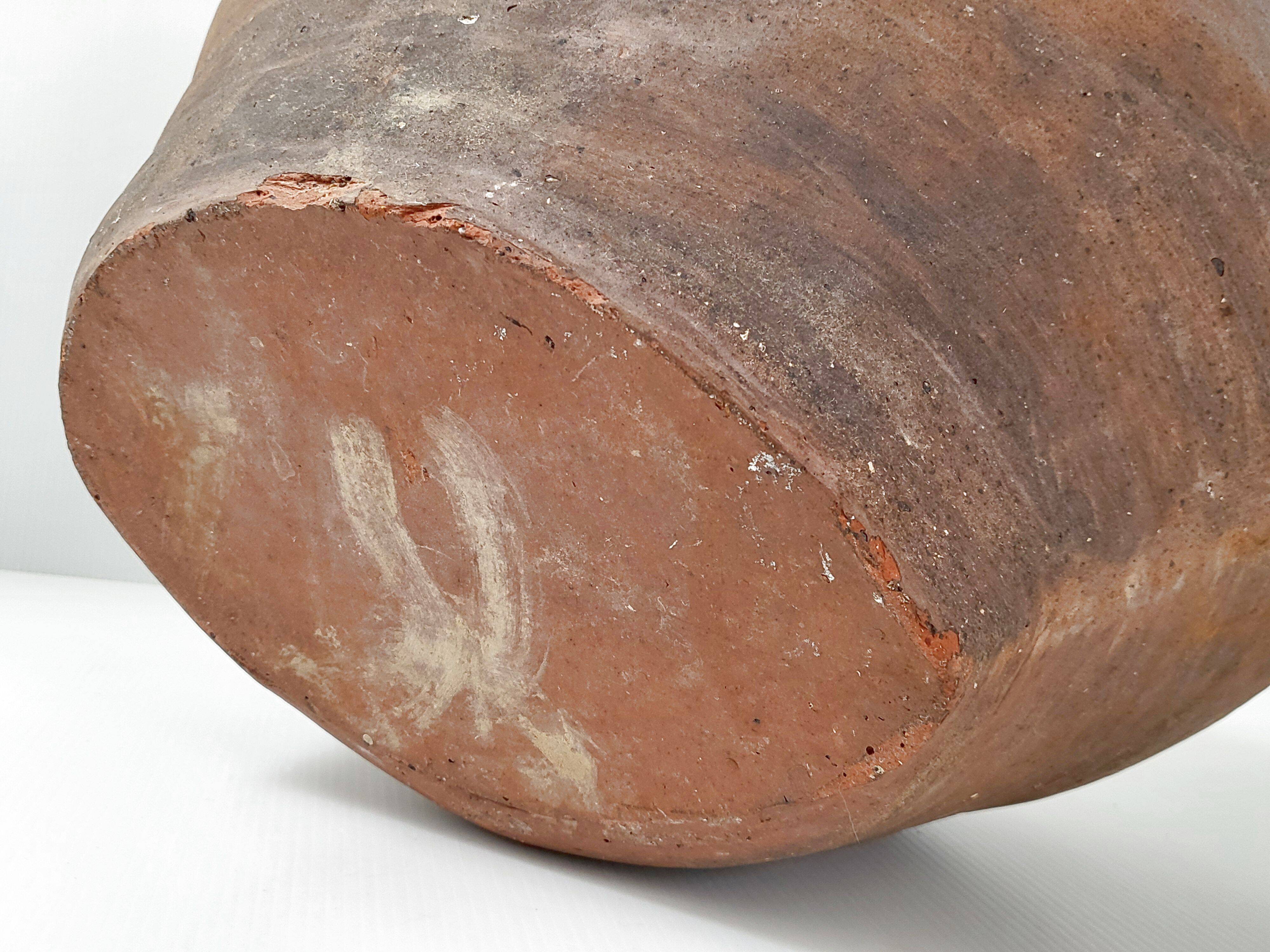 XXL vintage terracotta vase