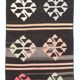 2x7 Salmon Beige Vintage Kilim Runner Rug, 64x226Cm