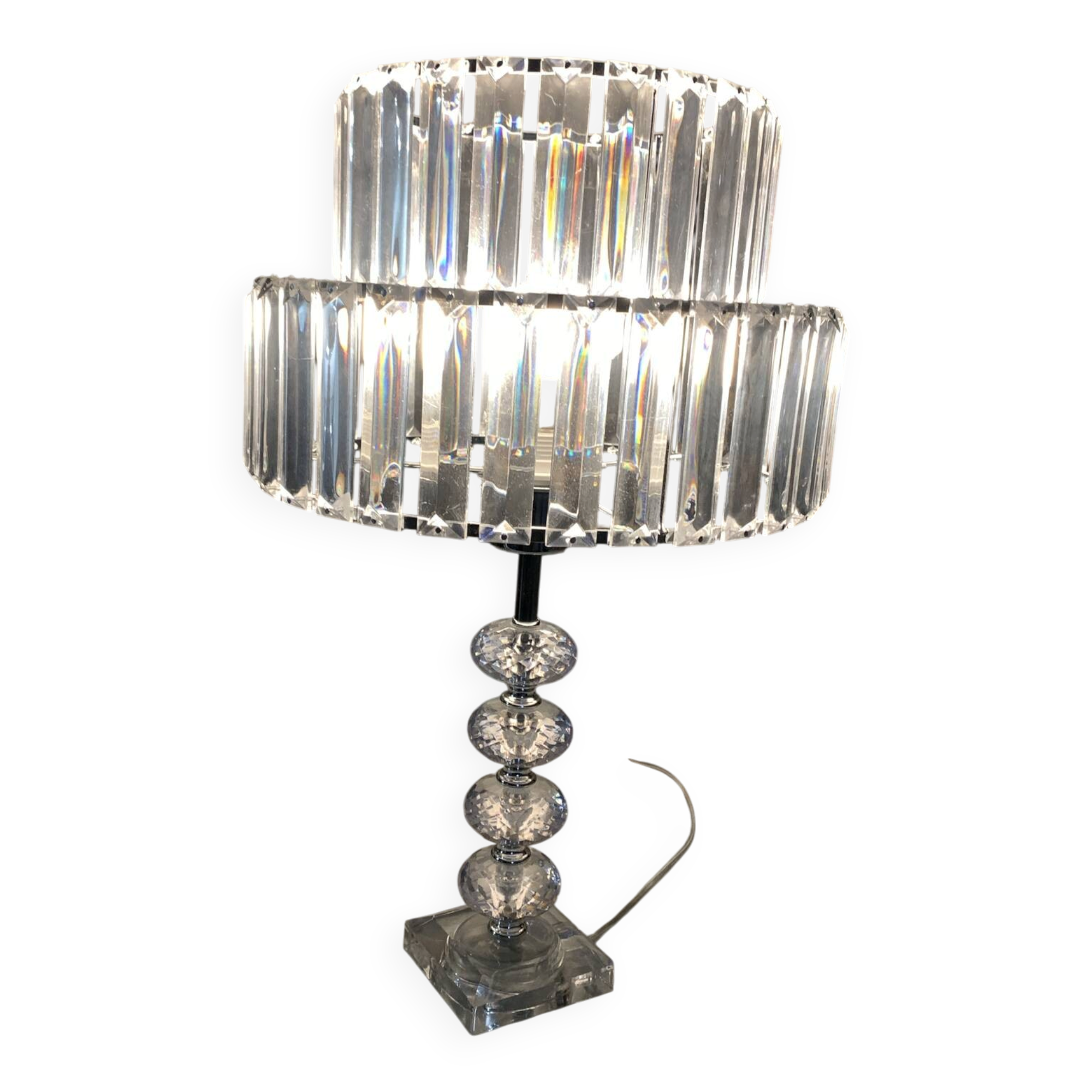 Vintage table lamp — Hollywood style