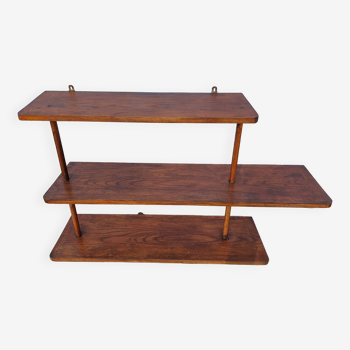 Scandinavian wooden shelf