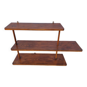 Scandinavian wooden shelf