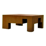 Table basse MPCEM acier Corten design vintage