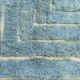 Berber Moroccan Mrirt blue wool rug