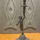 Brass candle holder angelot cherub period 19th century