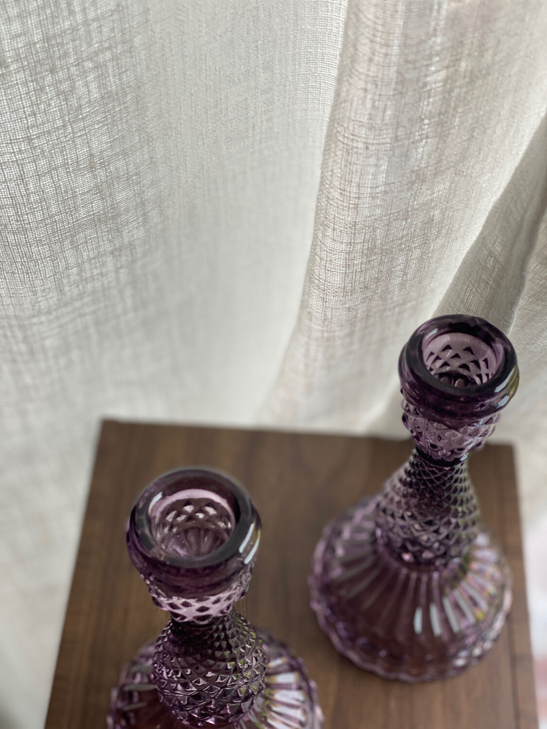 Pair of candle holders