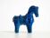 60s ceramic horse from the Rimini Blue collection by Aldo Londi for Bitossi