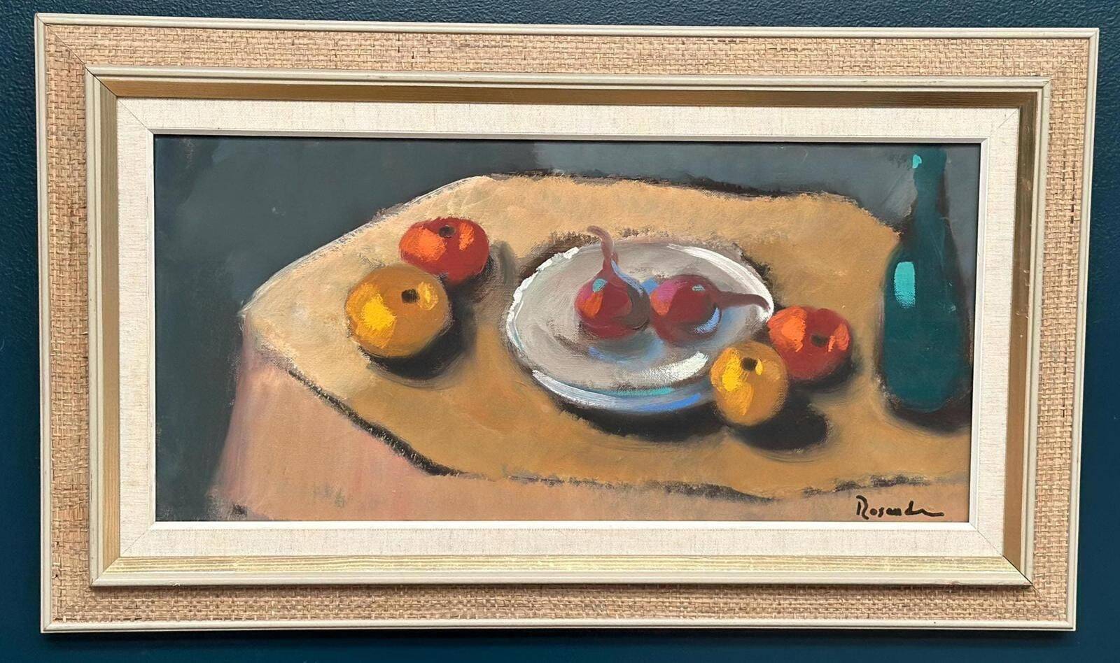 Huile sur toile suédoise – “Stilleben” par Kurt Rosander