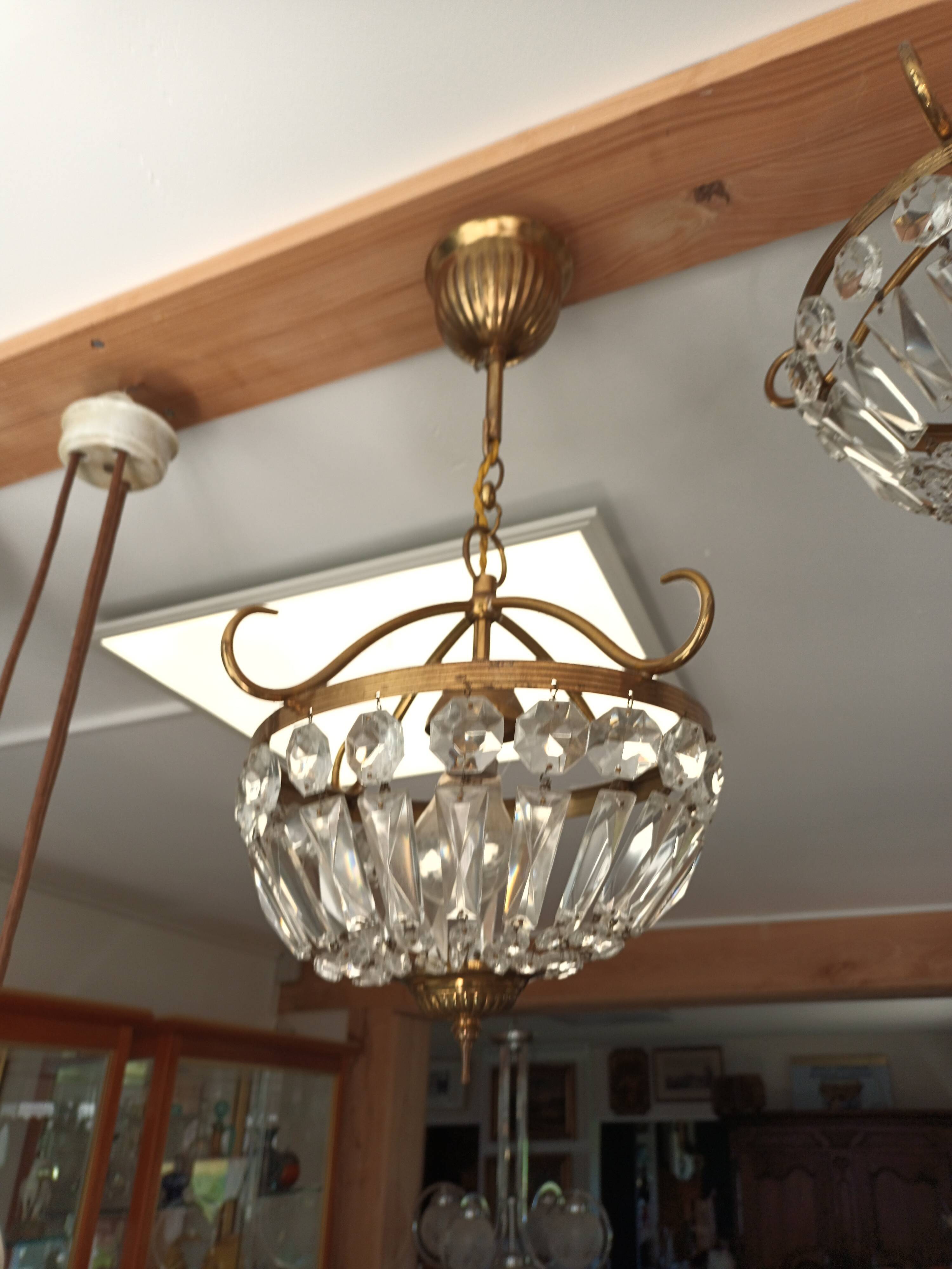 Chandelier pampilles XW th