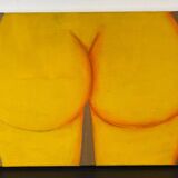 Œuvre originale/ Blandine Le routier/ toiles fesses jaunes