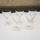 8 Old Art Deco Stemmed Glasses