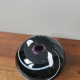 Vintage blown glass candle holder