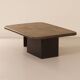 Brutalist Coffee Table by Paul Kingma with a Chamsa (protective hand), 1980s