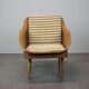 Rattan armchair from the 1970s by Uluv, Czechoslovakia