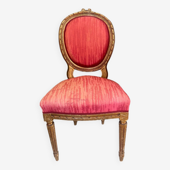 Chaise medaillon style Napoleon III (3)