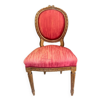 Chaise medaillon style Napoleon III (3)