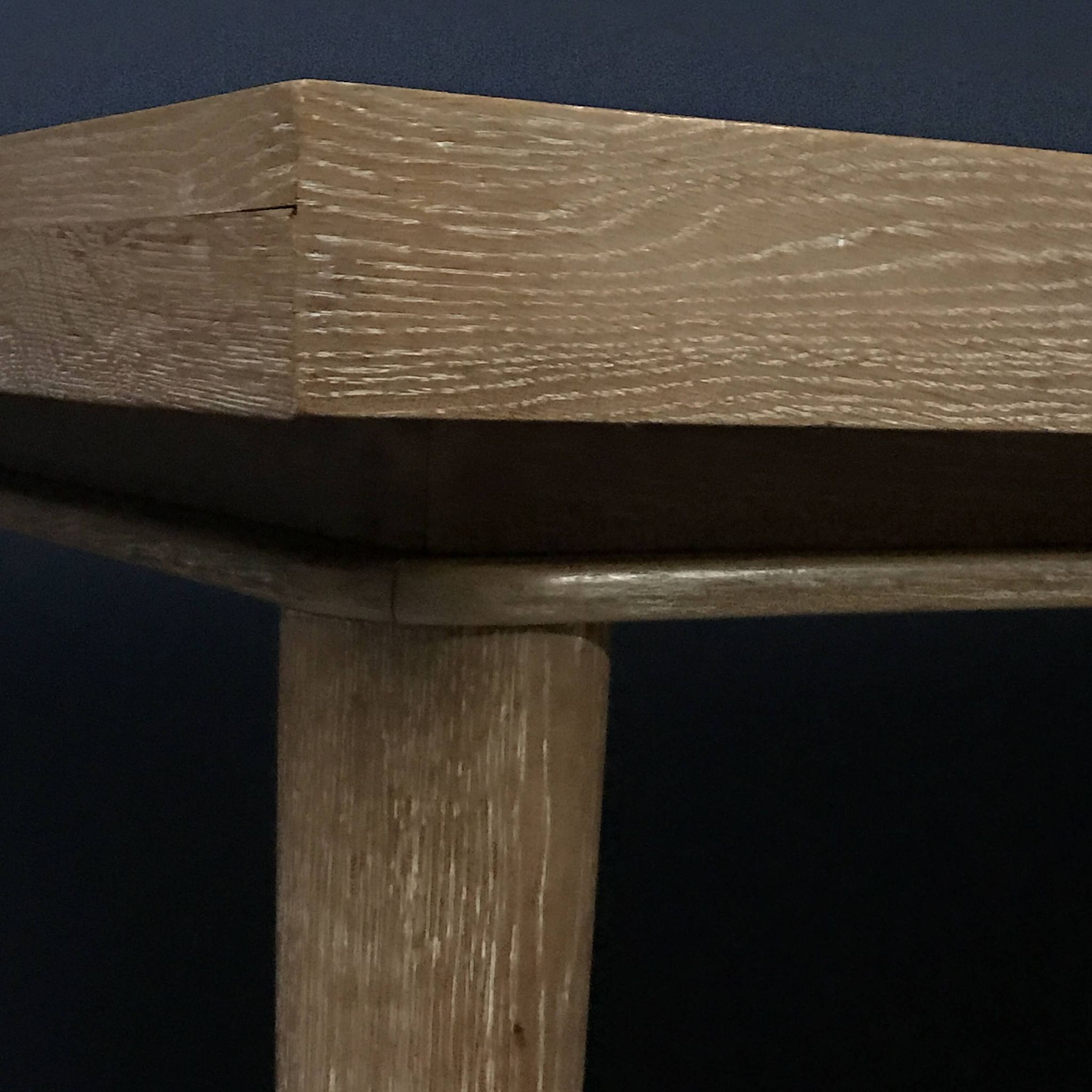 Table Extensible Art Déco en Chêne, France, 1980s