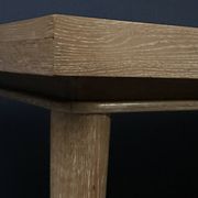 Table Extensible Art Déco en Chêne, France, 1980s