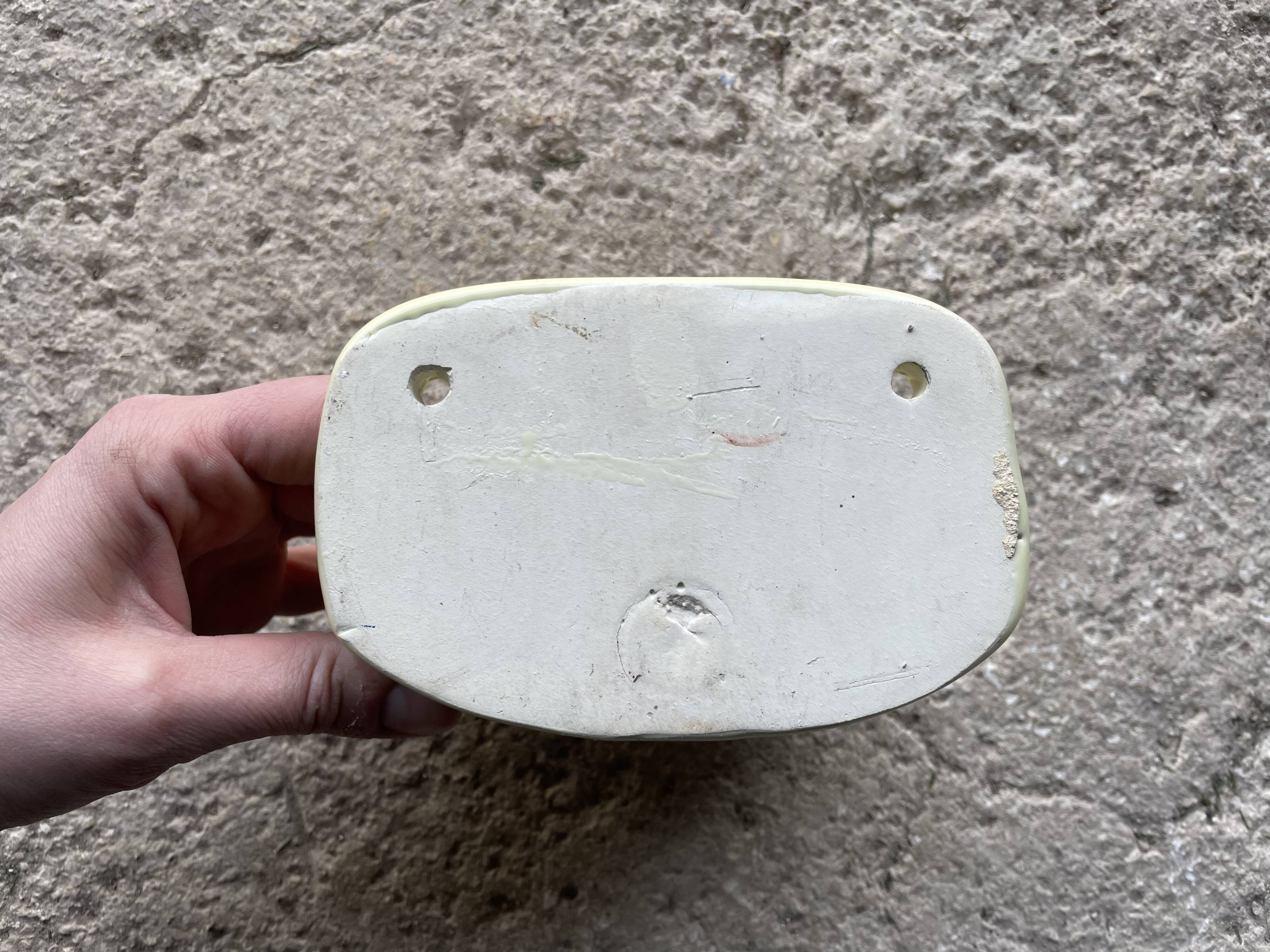 Vintage ceramic wall mounted soap dish