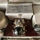 Vintage Canadian military field telephone 1943
