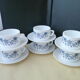 Set of 6 cups of tea or chocolate vintage in arcopal