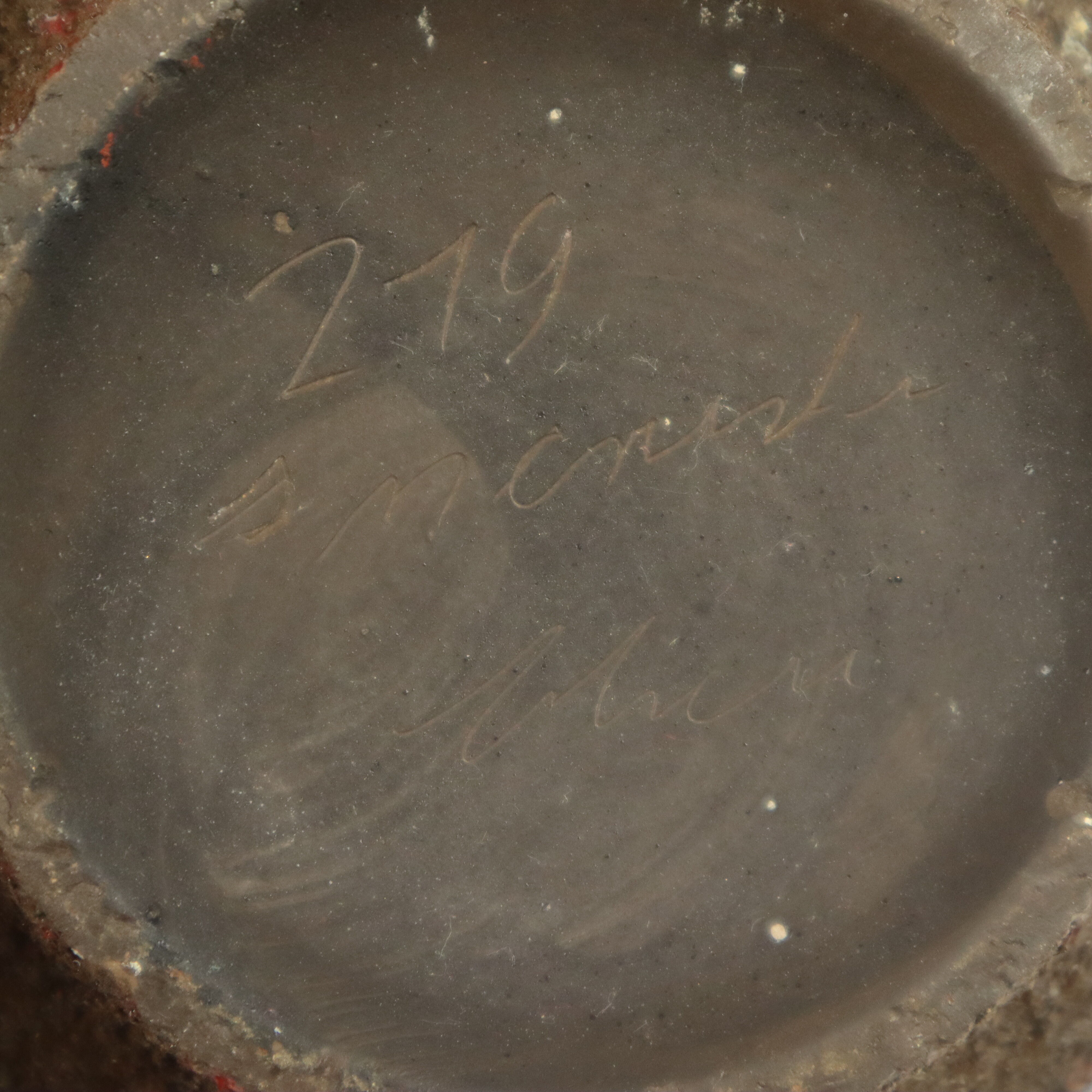 Very Rare Blue Ceramano Incrusta Vase 219 Hans Welling Design Fat Lava