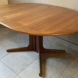 Baumann teak table in Scandinavian style circa 1960 extendable