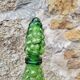 Carafe italienne en verre vert