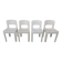 Set of 4 Space Age Allibert chairs
