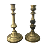 Brass candlesticks