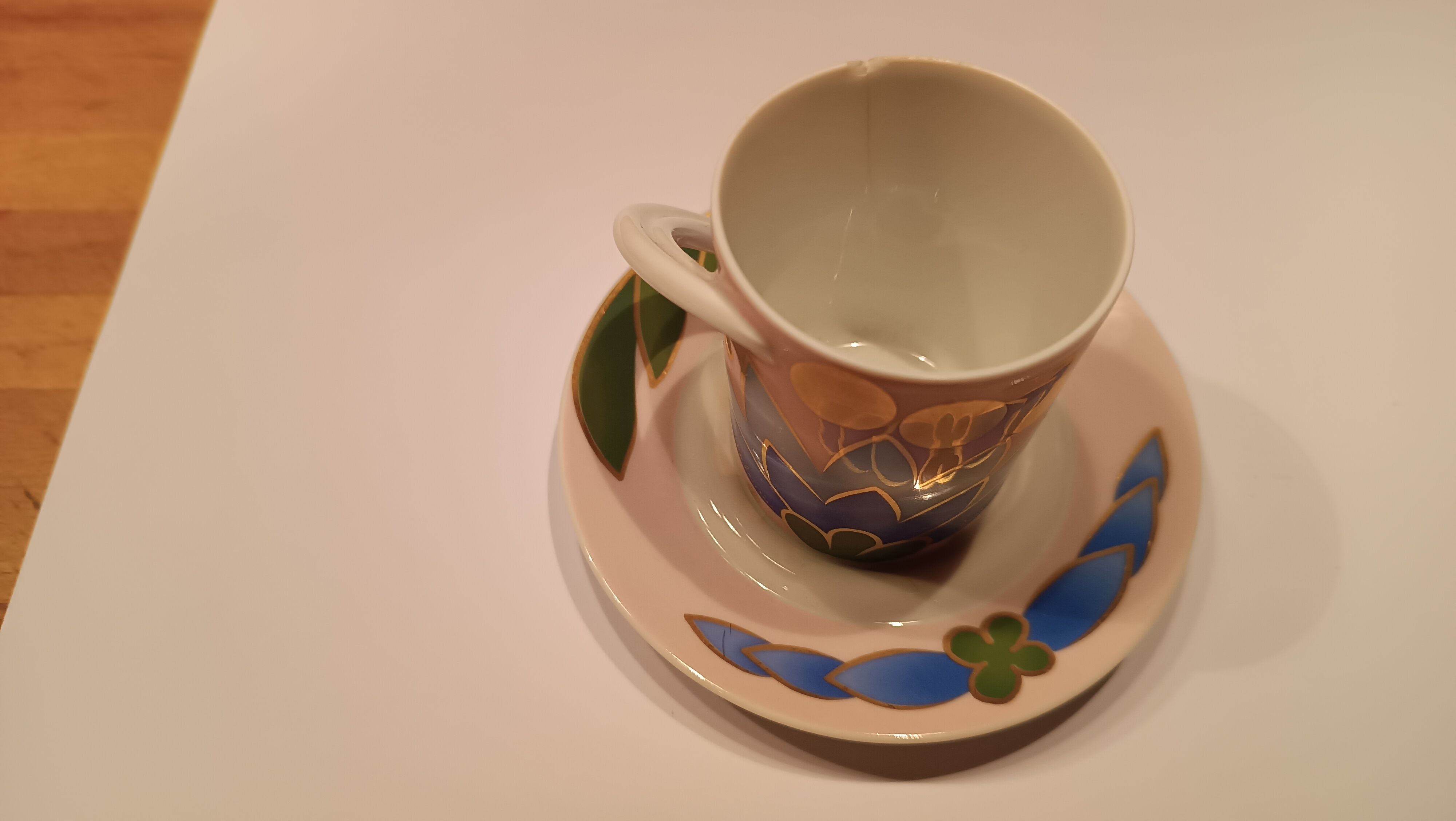 Rosenthal N°2 collector's cups, slightly chipped