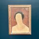 Original Swedish Oil On Canvas – “Portrait” By Fred – Dated 51