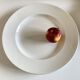 XXXL plate centrepiece Lunéville 1900 in white earthenware