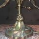 Lampe en bronze à  3 bras de style Louis XV