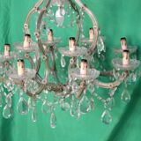 Chandelier en cristal italien
