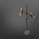 Brutalist Copper Floor Lamp by Holm Sørensen, Denmark 1960s