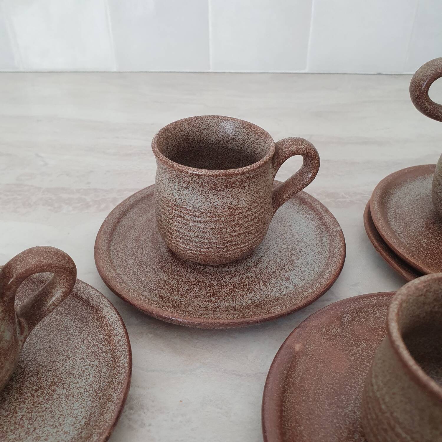 Stoneware coffee service from Vallauris
