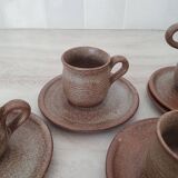 Stoneware coffee service from Vallauris