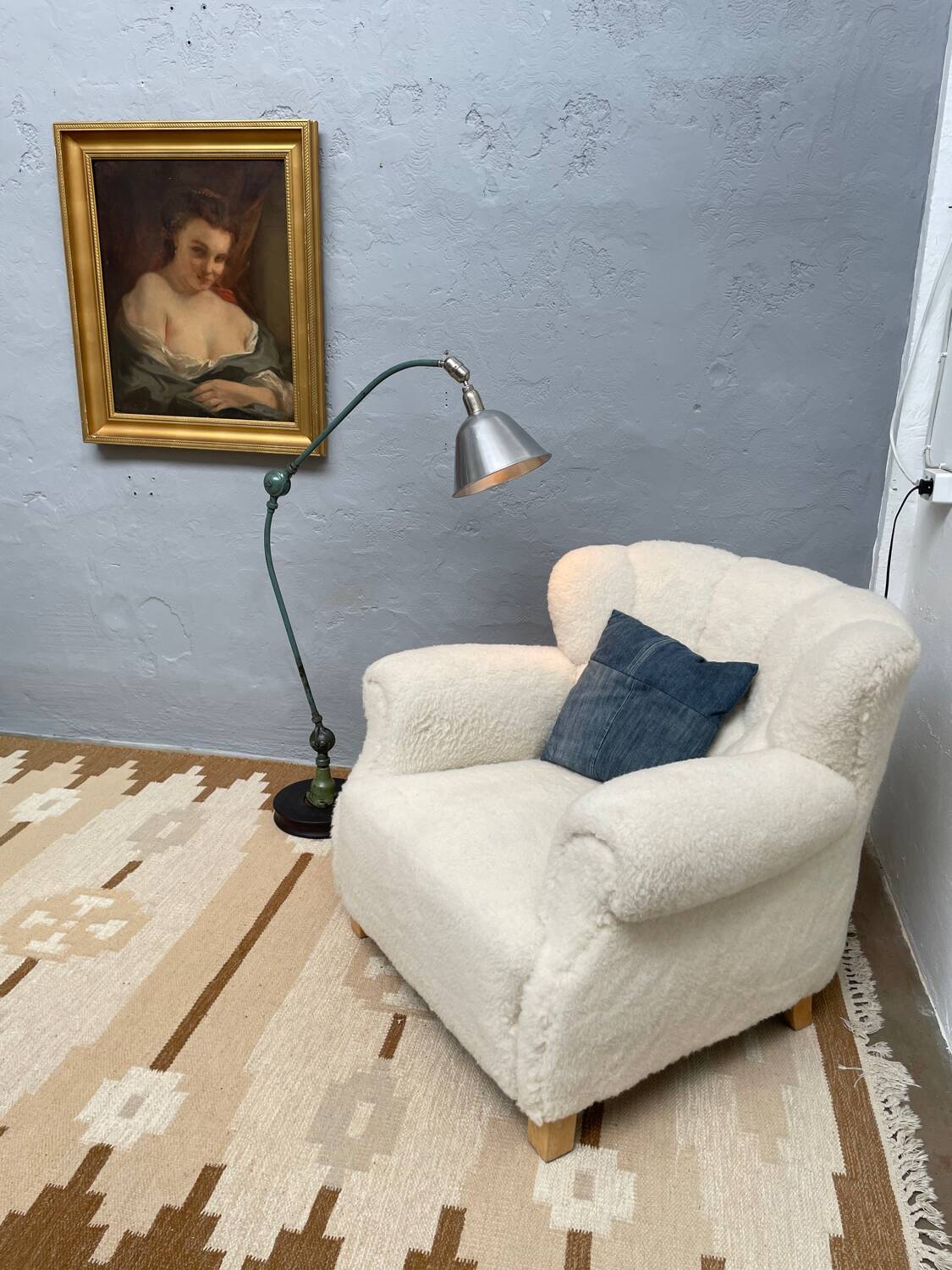 Lampe Triplex Industrielle conçue par Johan Petter Johansson dans les années 1950.