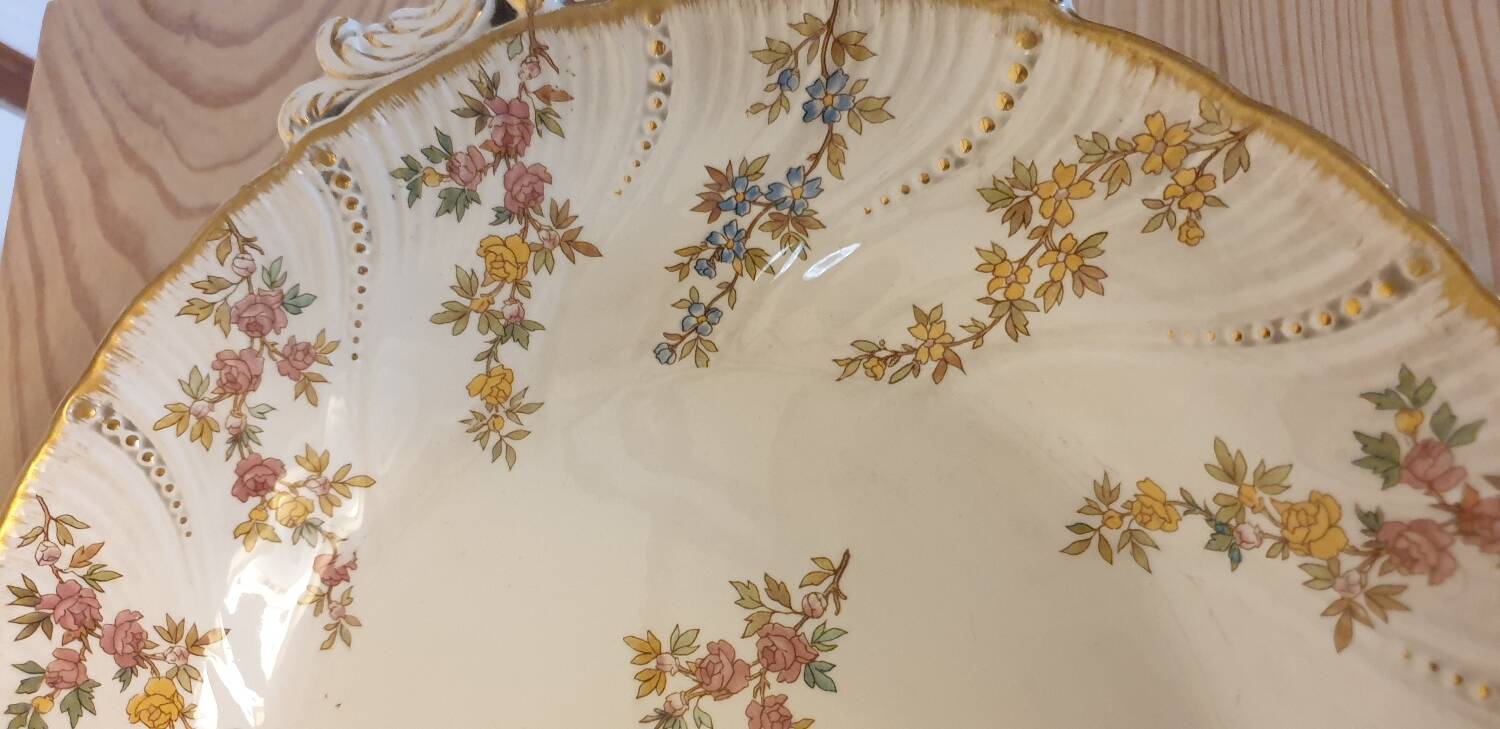 2 Louis XV Dishes from Sarreguemines