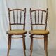 2 chaises bistrot Thonet N°51 vers 1900