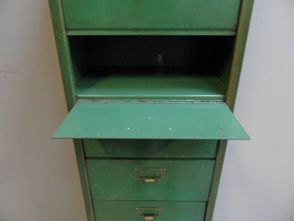 Vintage metal filing cabinet 1950's