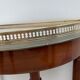Console half moon wooden and marble louis XVI style