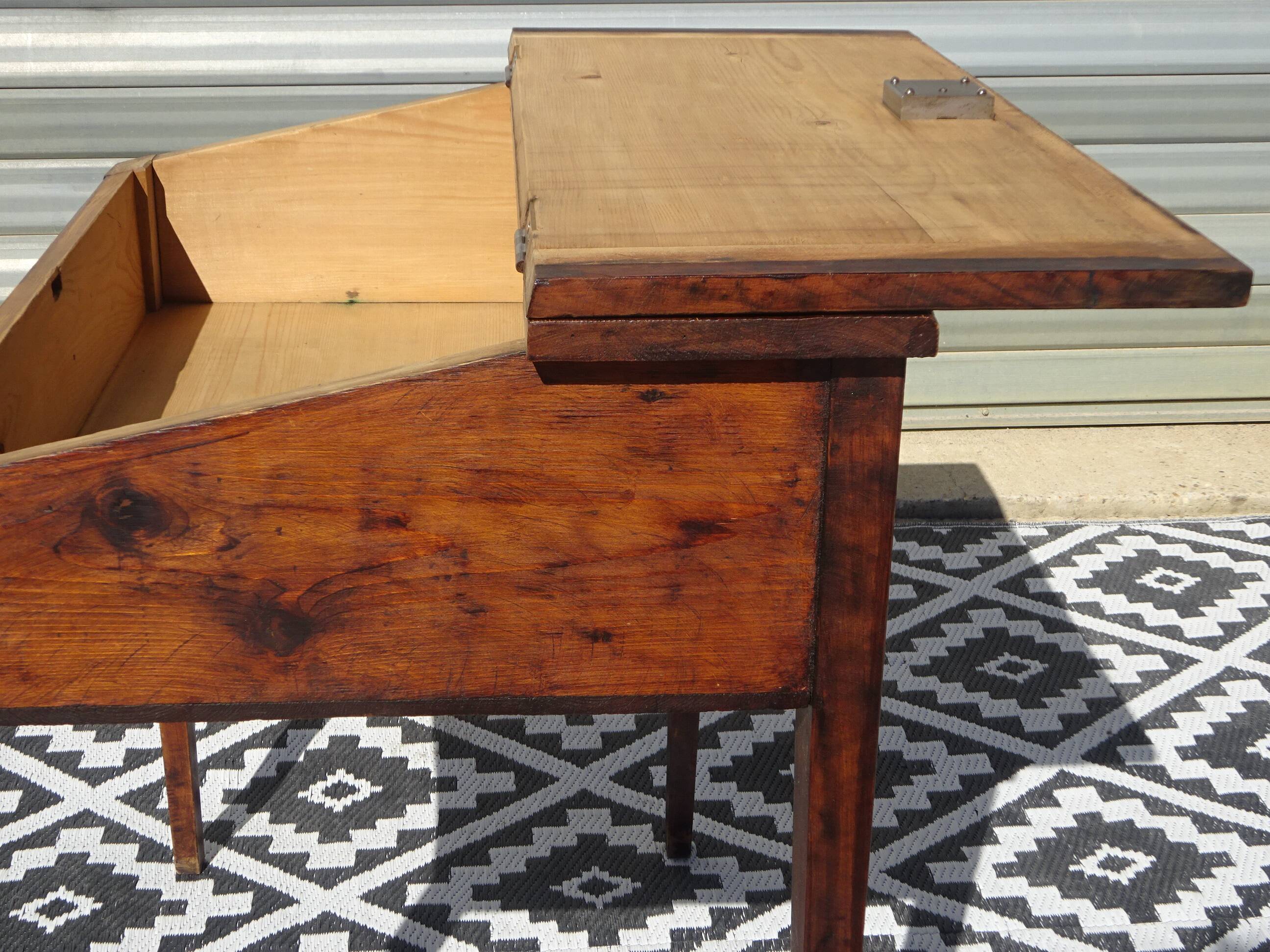 Small vintage desk with storage.