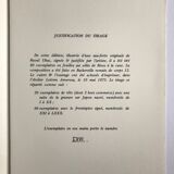 Original etching signed and justified by Raoul UBAC, Letter from Los Chandos, 1975