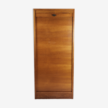 Jalousie Cabinet with Pull-Out Drawers in Teak Wood from the 1960s
